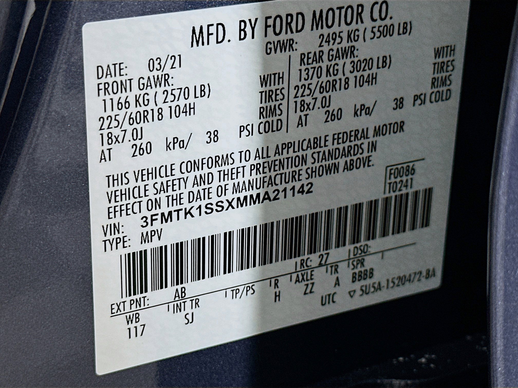 Used 2021 Ford Mustang Mach-E Select w/ Comfort/Technology Package image 12