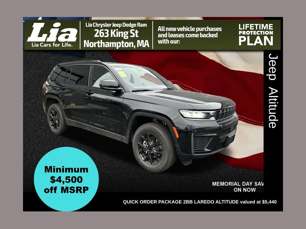 New 2026 Jeep Grand Cherokee Altitude AWD/4WD 360° Tour