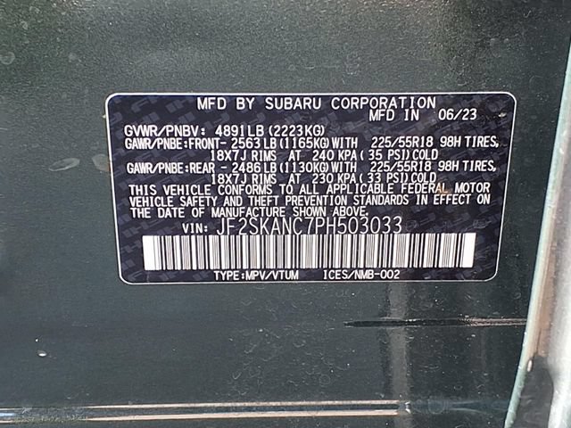 Certified 2023 Subaru Forester Limited AWD/4WD image 10