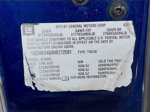 Used 2004 Chevrolet Silverado 2500 LS w/ Snow Plow Prep Package AWD/4WD image 11