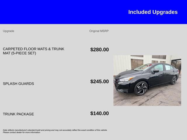 New 2025 Nissan Versa SR w/ Trunk Package image 13