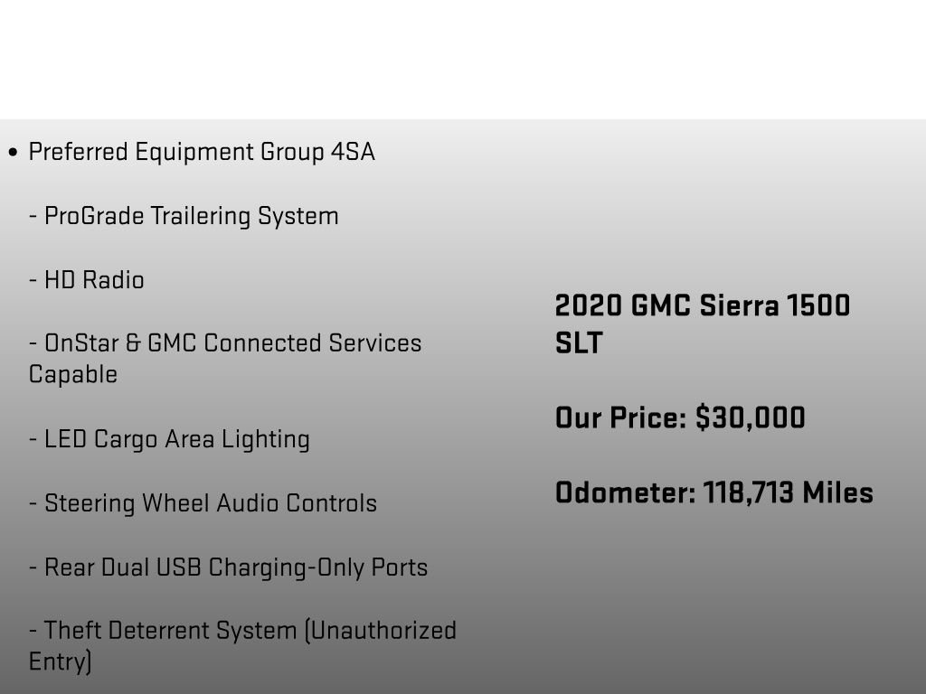 Used 2020 GMC Sierra 1500 SLT w/ SLT Premium Plus Package AWD/4WD image 24