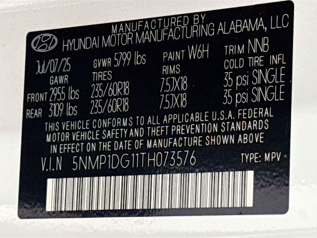 Certified 2026 Hyundai Santa Fe SE AWD/4WD image 21