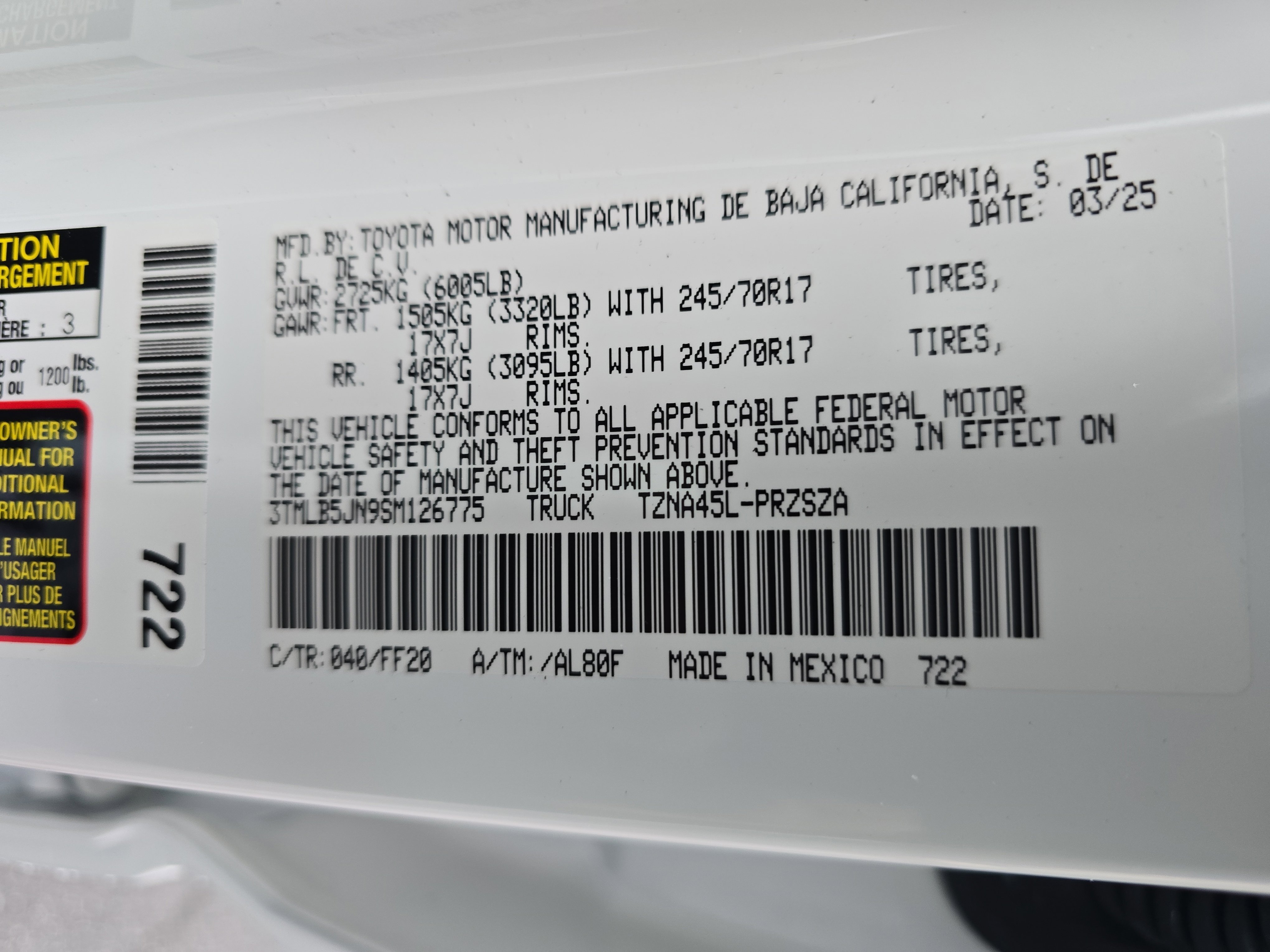 Used 2025 Toyota Tacoma SR5 image 35