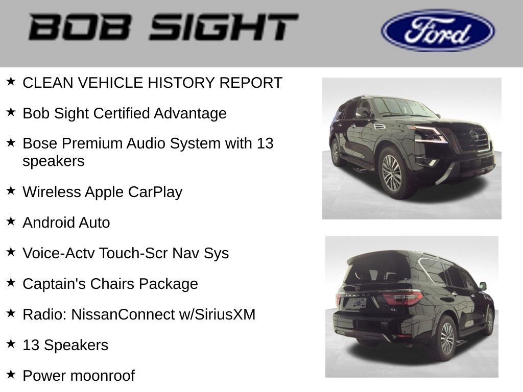 Used 2024 Nissan Armada SL w/ Captain's Chairs Package image 3