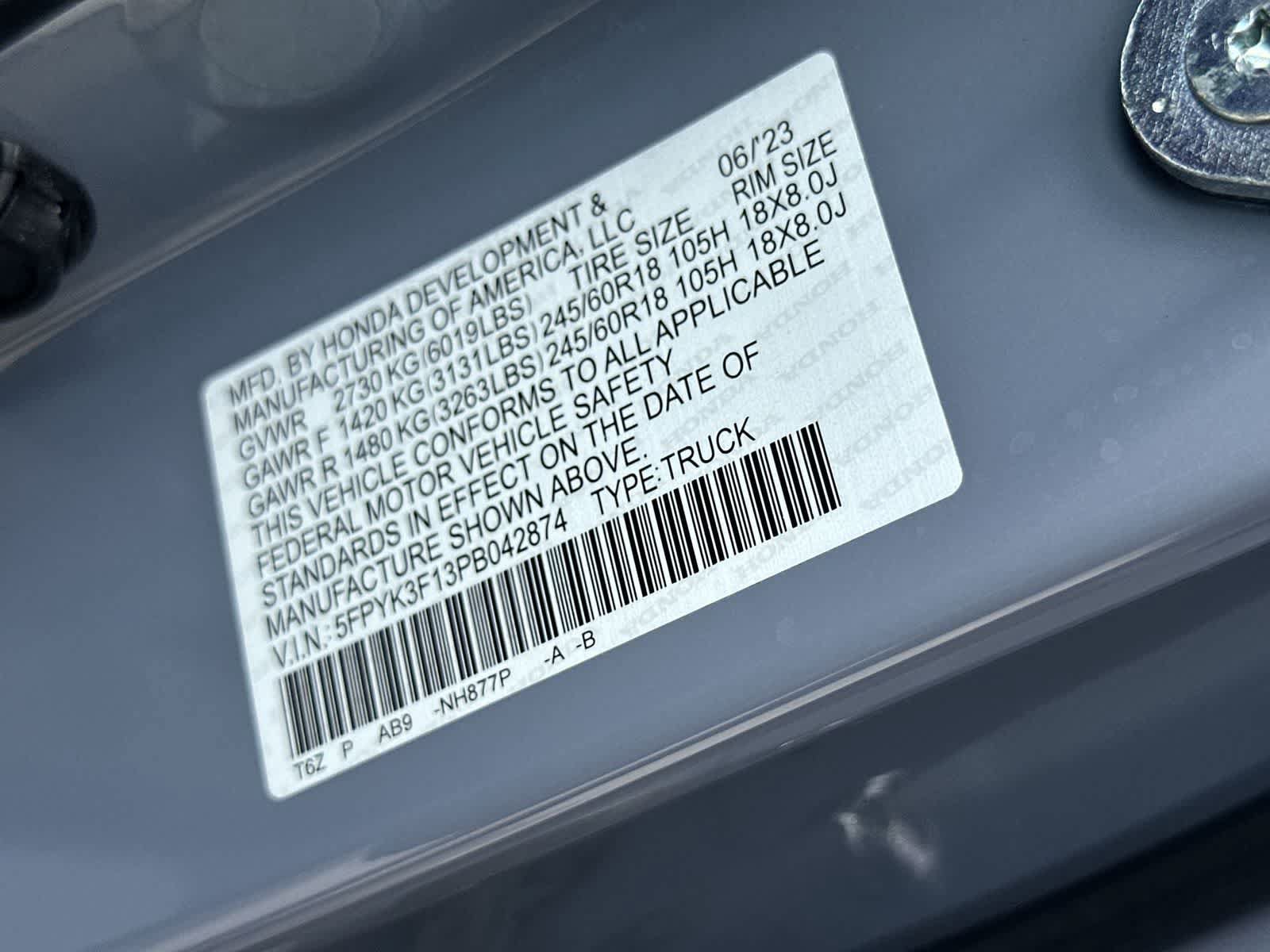 Used 2023 Honda Ridgeline Sport image 23