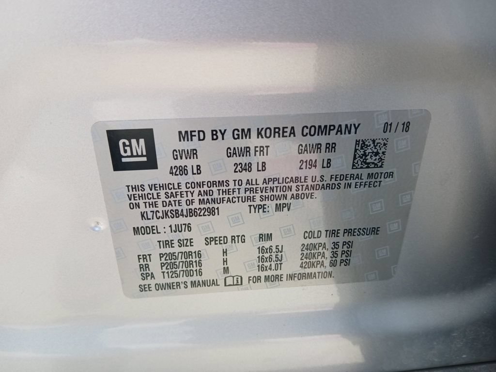 Used 2018 Chevrolet Trax LS FWD image 38