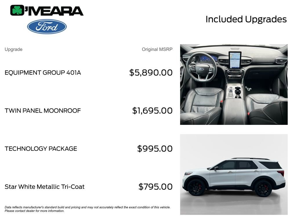 Used 2024 Ford Explorer ST w/ Equipment Group 401A AWD/4WD image 4