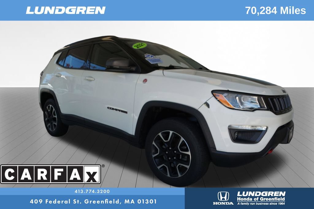 Used 2021 Jeep Compass Trailhawk AWD/4WD image 1