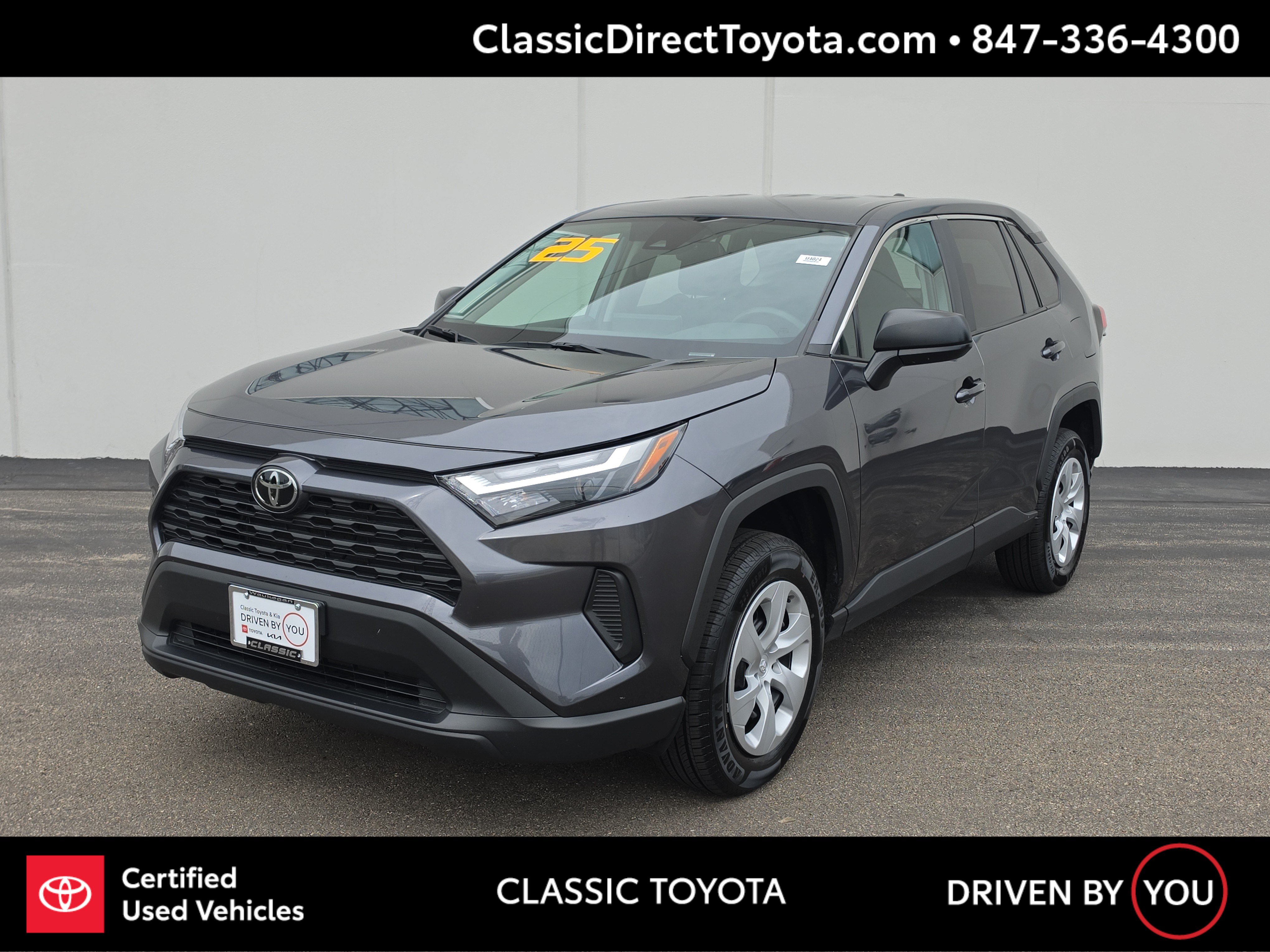 Certified 2025 Toyota RAV4 LE FWD image 1