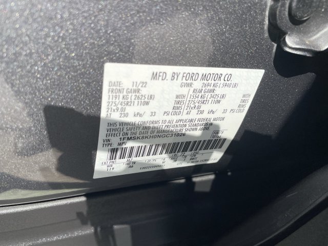 Used 2022 Ford Explorer ST-Line w/ Class IV Trailer Tow Package AWD/4WD image 35