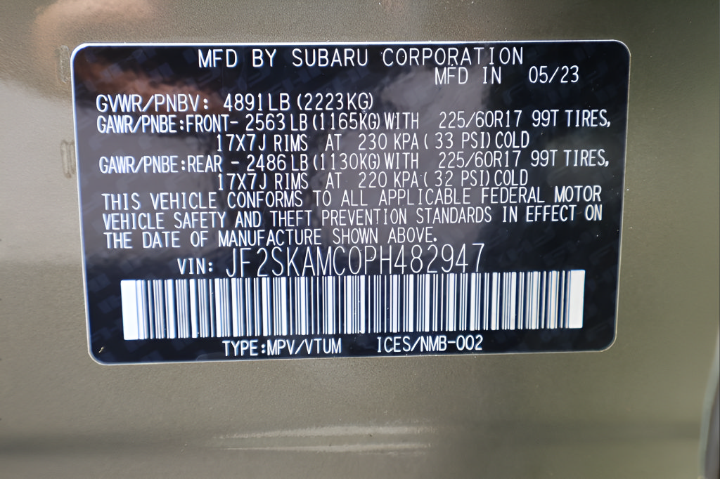 Certified 2023 Subaru Forester Wilderness AWD/4WD image 28