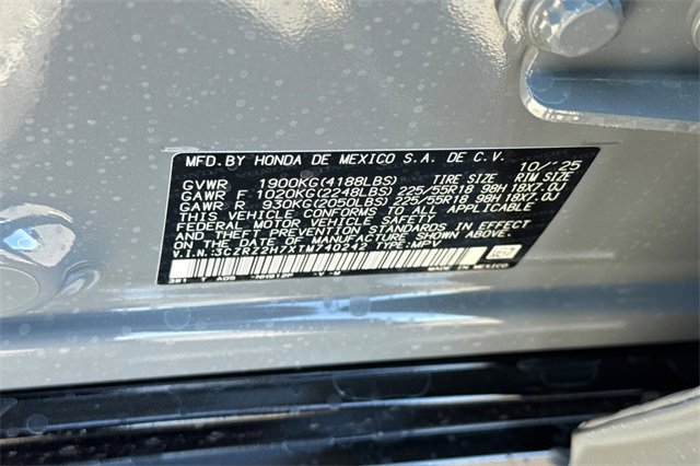 New 2026 Honda HR-V EX-L image 34