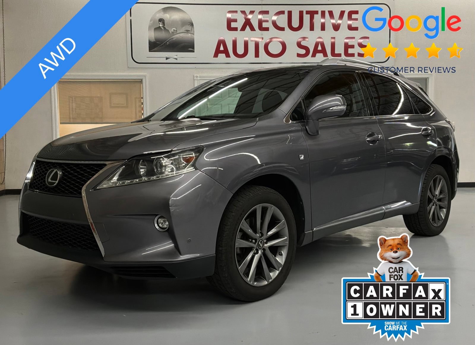 Used 2015 Lexus RX 350 F Sport w/ Navigation Package