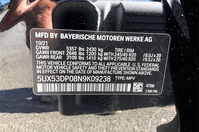 Used 2022 BMW X3 xDrive30i w/ M Sport Package image 32