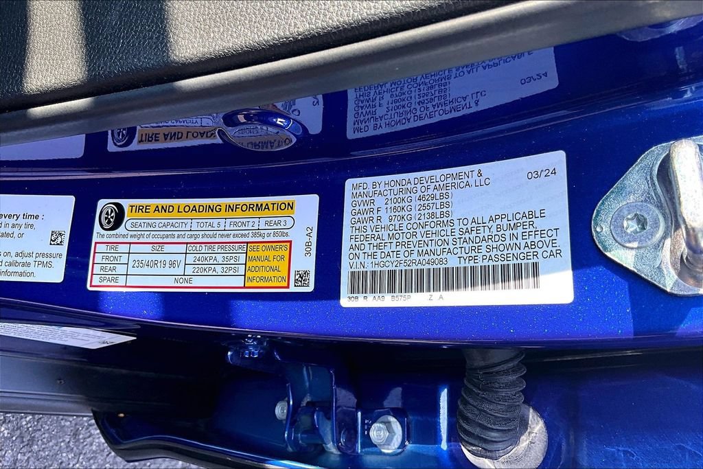 Certified 2024 Honda Accord Sport image 14