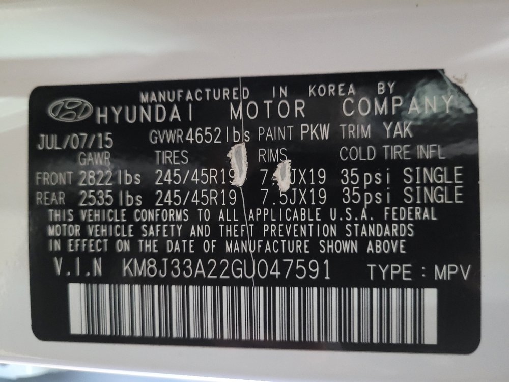 Used 2016 Hyundai Tucson Limited FWD image 33