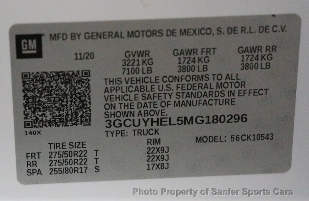 Used 2021 Chevrolet Silverado 1500 High Country w/ Technology Package AWD/4WD image 63