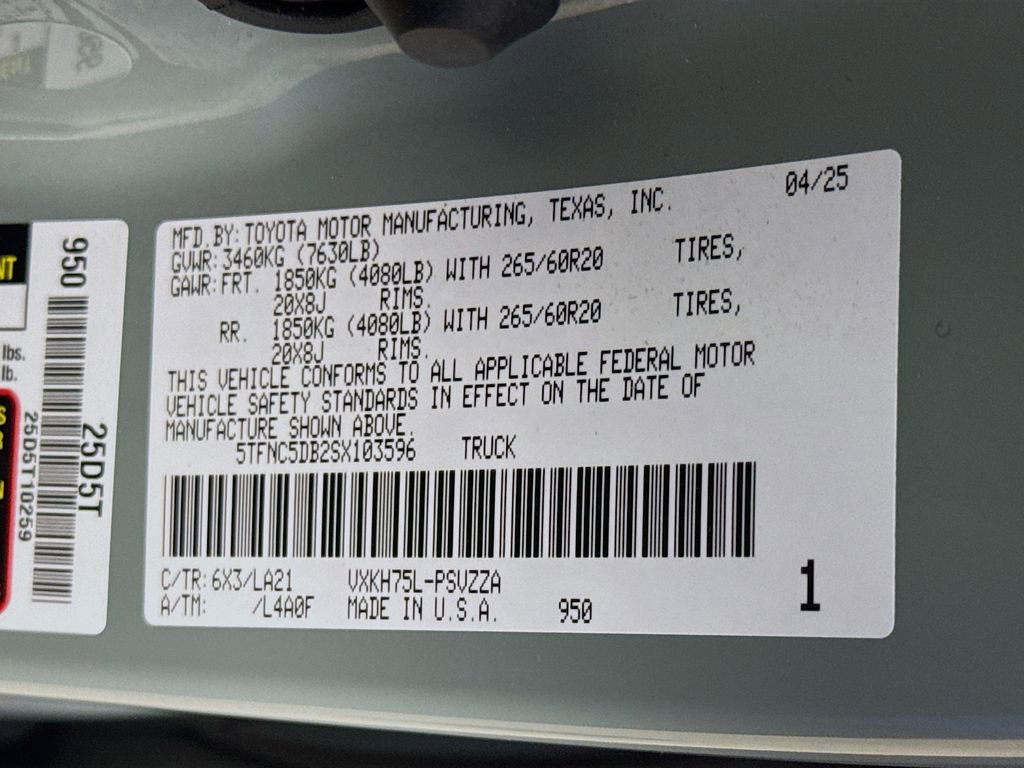 Used 2025 Toyota Tundra Platinum AWD/4WD image 31