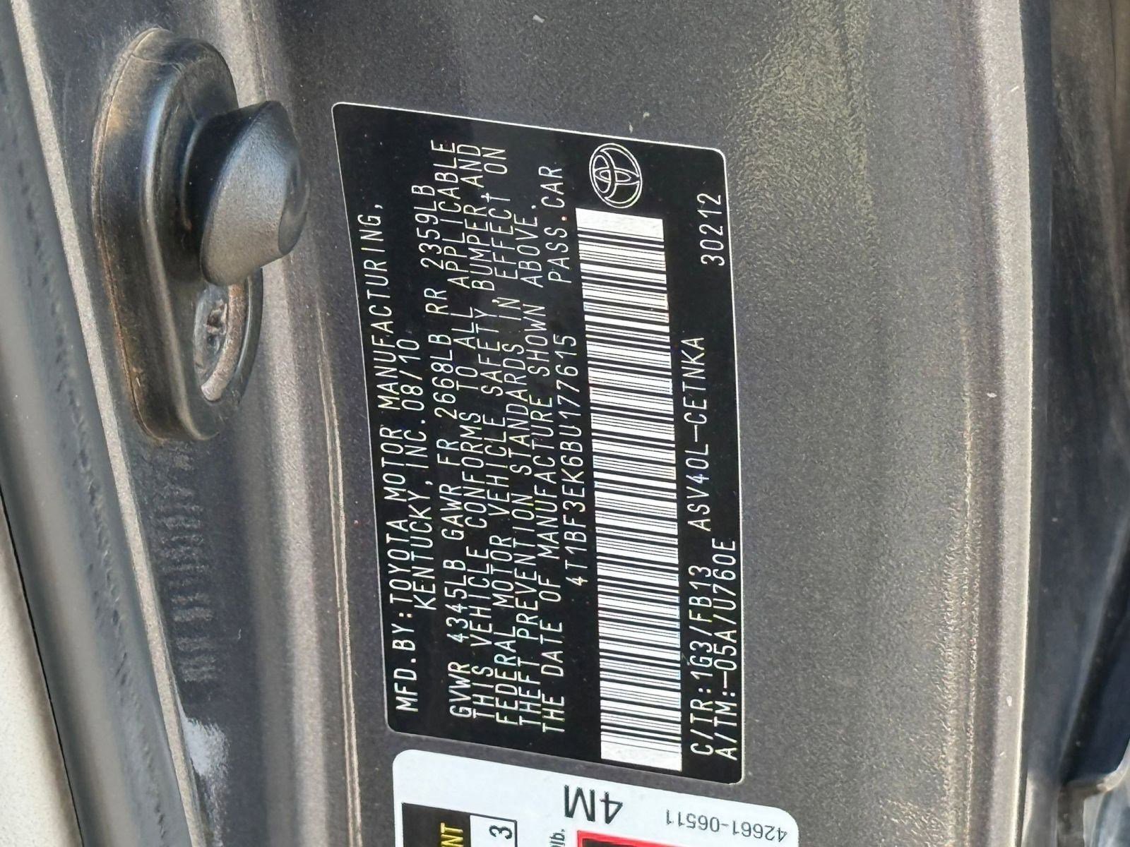 Used 2011 Toyota Camry LE w/ LE Extra-Value Pkg image 18