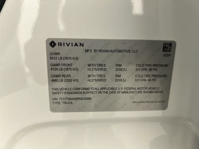 Used 2024 Rivian R1T Adventure AWD/4WD image 33