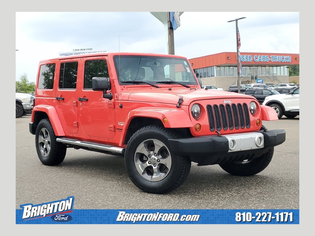 Used 2013 Jeep Wrangler Unlimited Sahara w/ Mopar Chrome Edition Group AWD/4WD image 1