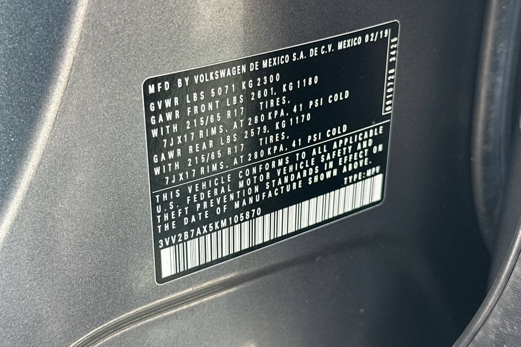 Used 2019 Volkswagen Tiguan SE AWD/4WD image 30