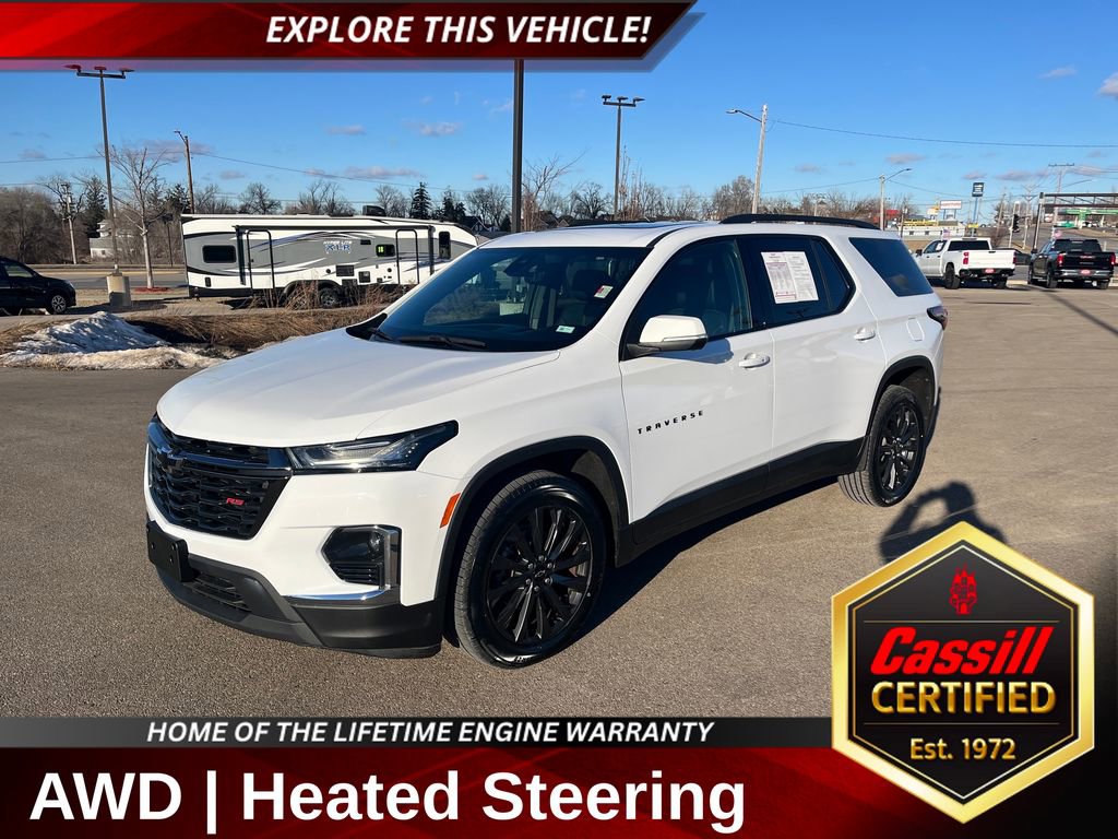 Used 2022 Chevrolet Traverse RS w/ LPO, Floor Liner Package