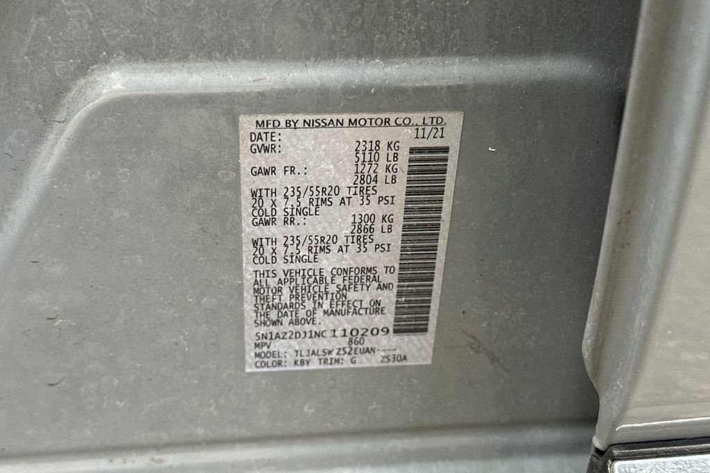 Used 2022 Nissan Murano Platinum w/ Cargo Package image 29