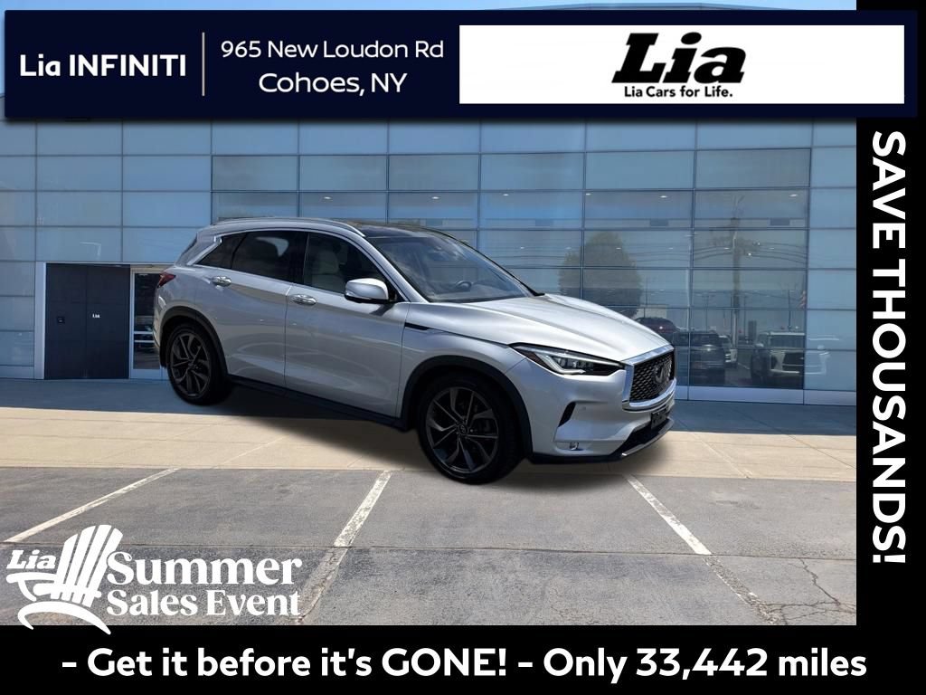 Used 2021 INFINITI QX50 Autograph w/ Premium White Leather Package