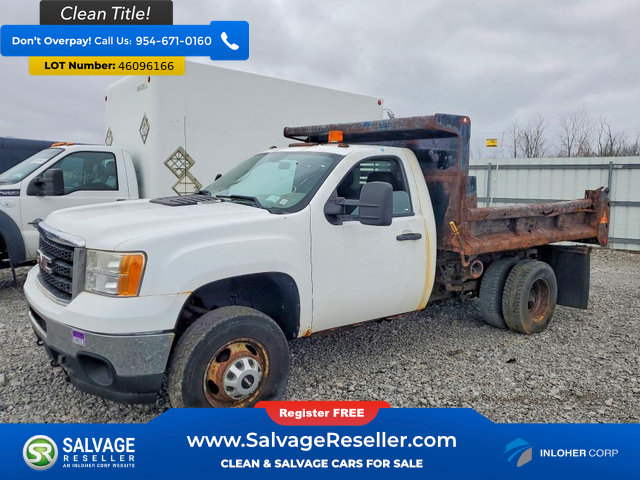 Used 2013 GMC Sierra 3500 W/T w/ Snow Plow Prep Package AWD/4WD image 1