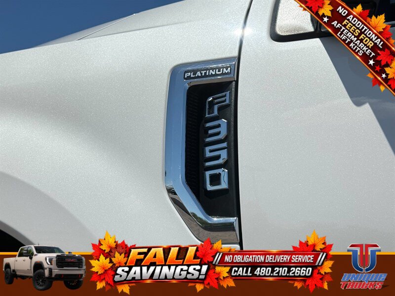 Used 2018 Ford F350 Platinum w/ Platinum Ultimate Package AWD/4WD image 13