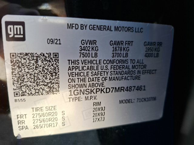 Used 2021 Chevrolet Tahoe Z71 AWD/4WD image 39