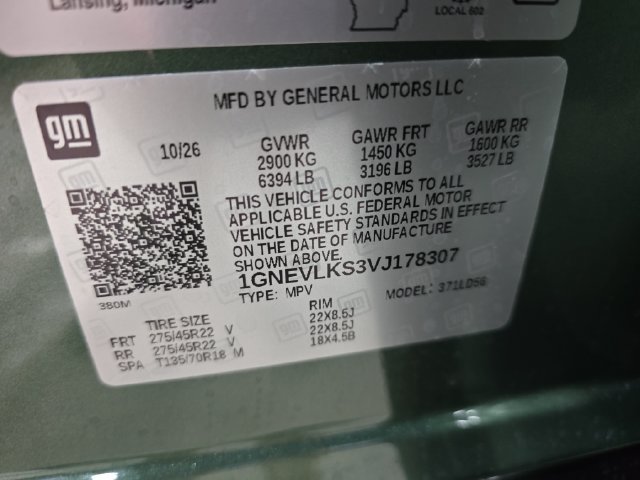 New 2027 Chevrolet Traverse RS w/ LPO, Floor Liner Package AWD/4WD image 38