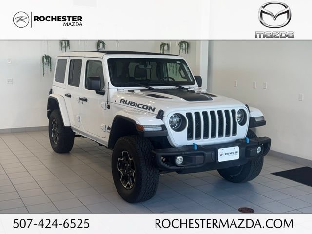 Used 2021 Jeep Wrangler Unlimited Rubicon 4xe w/ Steel Bumper Group