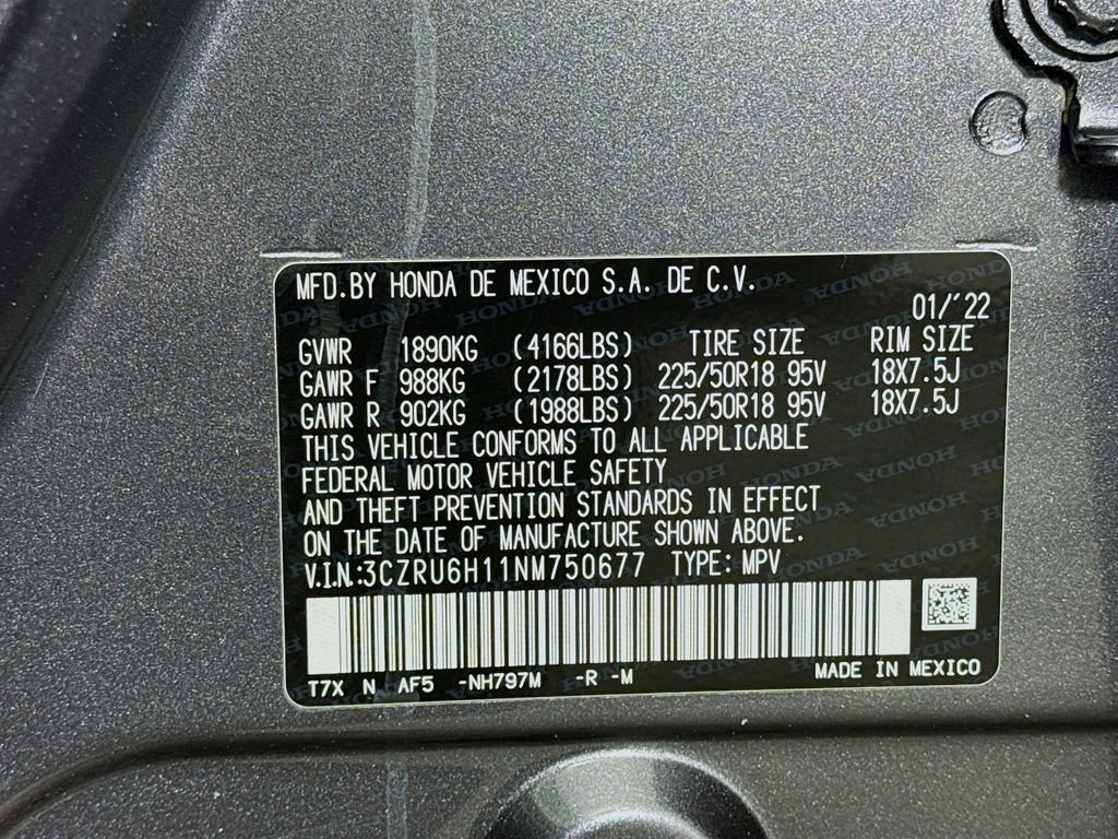 Certified 2022 Honda HR-V Sport image 27
