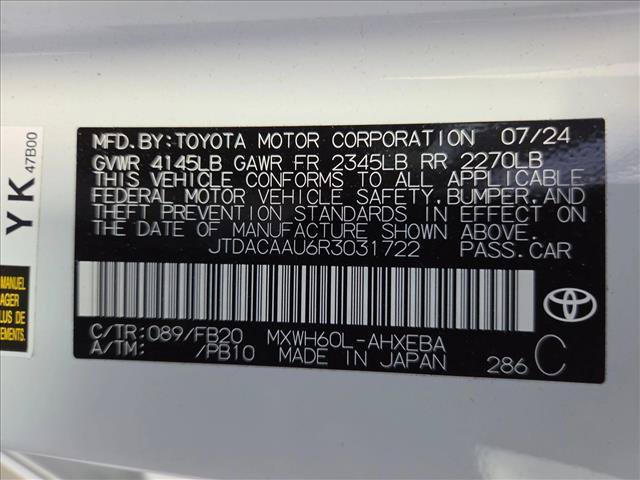 Used 2024 Toyota Prius LE FWD image 20