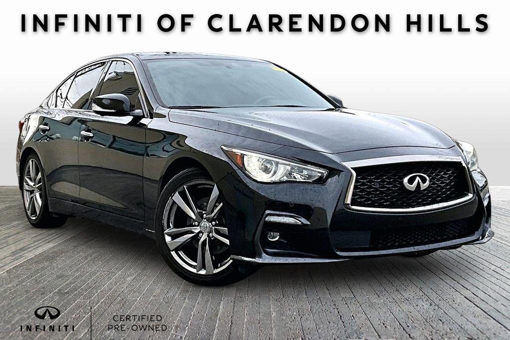 Certified 2021 INFINITI Q50 Signature Edition w/ Cargo Package image 1