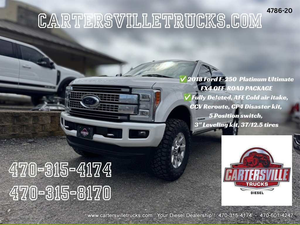 Used 2018 Ford F250 Platinum w/ Platinum Ultimate Package AWD/4WD image 1