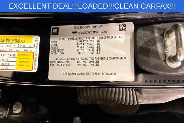 Used 2021 Chevrolet Suburban High Country w/ Premium Package AWD/4WD image 36