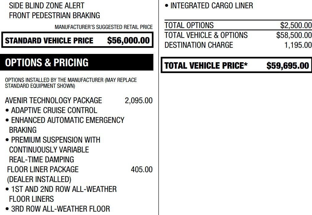Certified 2021 Buick Enclave Avenir w/ Avenir Technology Package image 2