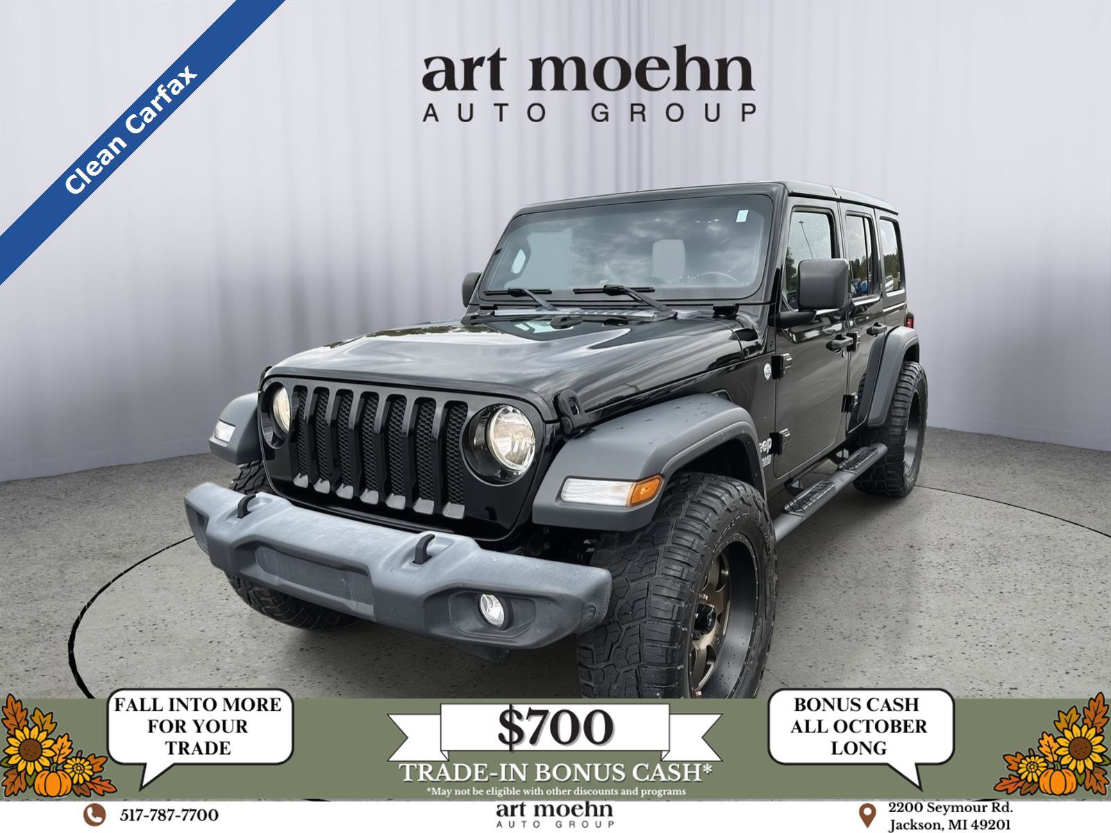 Used 2019 Jeep Wrangler Unlimited Sport S
