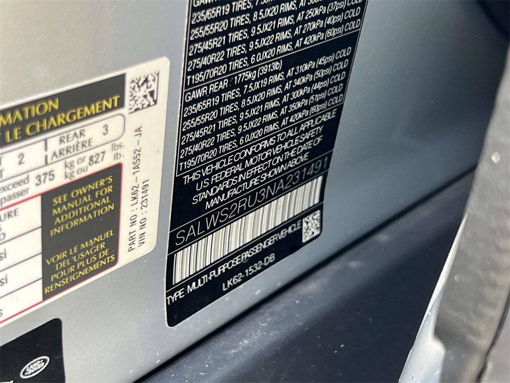 Used 2022 Land Rover Range Rover Sport HST image 17