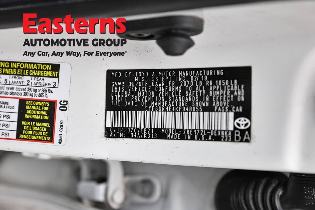 Used 2019 Toyota Corolla LE FWD image 34
