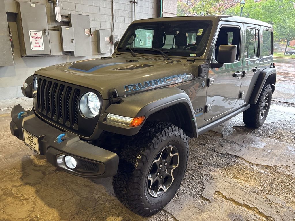 Used 2021 Jeep Wrangler Unlimited Rubicon 4xe w/ Cold Weather Group AWD/4WD image 7
