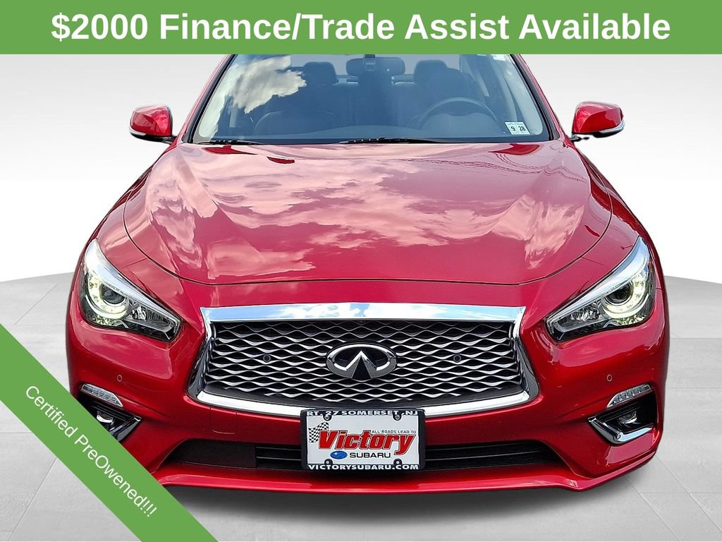 Used 2023 INFINITI Q50 Luxe w/ Cargo Package AWD/4WD video 2