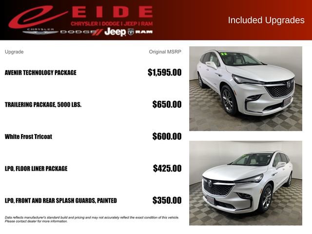 Used 2022 Buick Enclave Avenir w/ Avenir Technology Package image 12