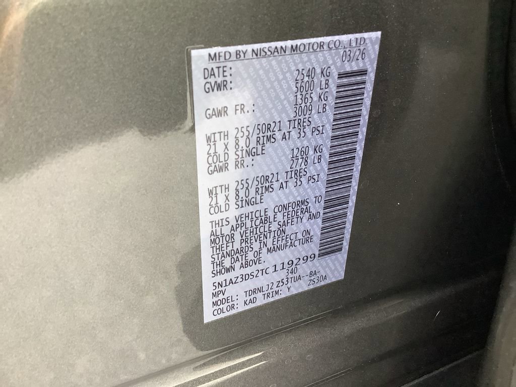 New 2026 Nissan Murano Platinum w/ Cargo Package AWD/4WD image 30