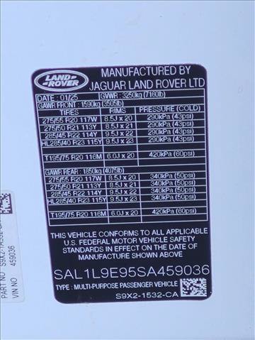 Certified 2025 Land Rover Range Rover Sport Dynamic SE AWD/4WD image 25