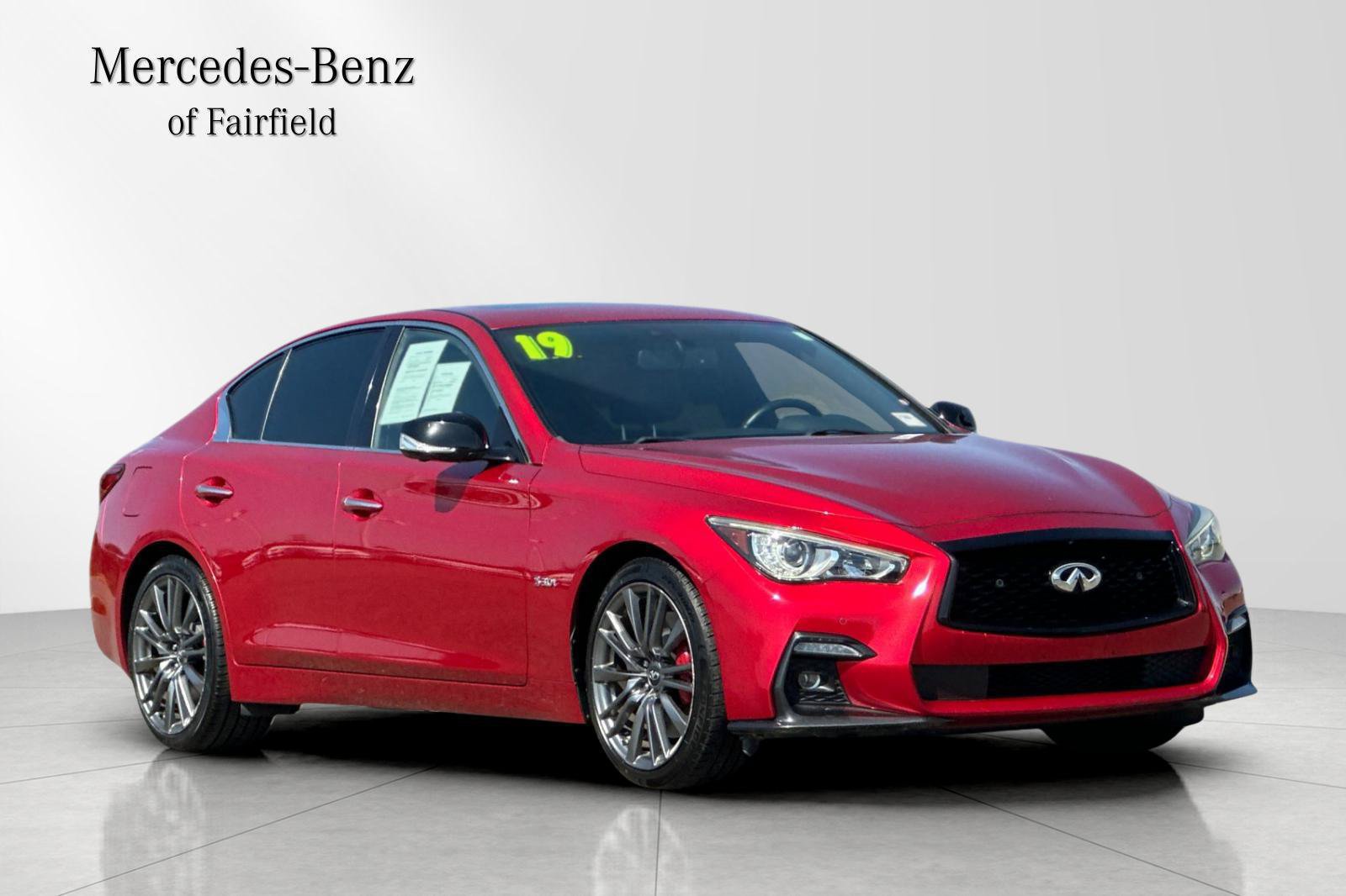 Used 2019 INFINITI Q50 Red Sport 400 w/ Sensory Package RWD image 9